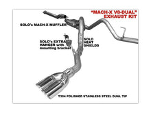 Load image into Gallery viewer, Solo Performance Exhaust Ford F150 5.0L V8 (11-14) Mach X Dual Catback - 145″ or 157″ Wheel Base - 145″ Wheel Base Alternate Image