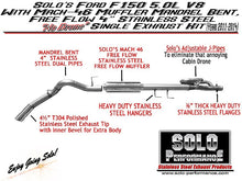 Load image into Gallery viewer, Solo Performance Exhaust Ford F150 5.0L V8 (11-14) Mach 46 Single 4" Catback - 145″ or 157″ Wheel Base - 145″ Wheel Base Alternate Image