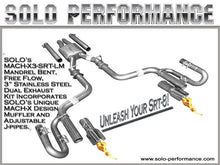 Load image into Gallery viewer, 1065.55 Solo Performance Mach X3 Catback Exhaust Dodge Charger V8 SRT-8 (2011-2014) 991113SL - Redline360 Alternate Image