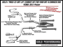 Load image into Gallery viewer, 1065.55 Solo Performance Mach X3 Catback Exhaust Dodge Charger V8 SRT-8 (2011-2014) 991113SL - Redline360 Alternate Image