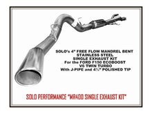 Load image into Gallery viewer, Solo Performance Exhaust Ford F150 V6 EcoBoost (11-14) MR400 Single 4″ Catback - 145″ or 157″ Wheel Base - 145″ Wheel Base Alternate Image
