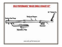 Load image into Gallery viewer, Solo Performance Exhaust Ford F150 V6 EcoBoost (11-14) MR400 Single 4″ Catback - 145″ or 157″ Wheel Base - 145″ Wheel Base Alternate Image