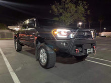 Load image into Gallery viewer, 749.00 AlphaRex Dual LED Projector Headlights Toyota Tacoma (2012-2015) LUXX Series w/ Sequential Turn Signal - Alpha Black / Black - Redline360 Alternate Image