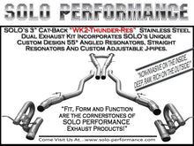 Load image into Gallery viewer, Solo Performance Thunder Catback Exhaust w/ Resonator Jeep Grand Cheroke SRT-8 WK2 (12-19) 991717SL - Default Title Alternate Image