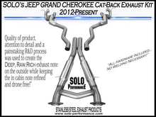 Load image into Gallery viewer, Solo Performance Thunder Catback Exhaust w/ Resonator Jeep Grand Cheroke SRT-8 WK2 (12-19) 991717SL - Default Title Alternate Image