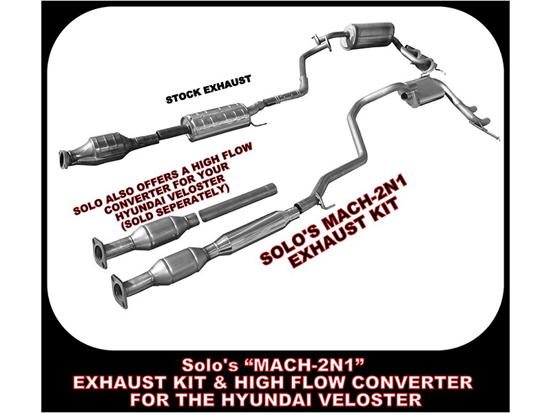 Hyundai veloster store exhaust system