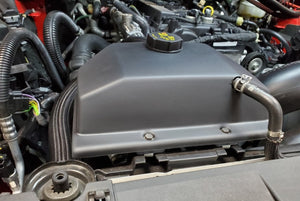 79.00 JLT Coolant Tank Cover Ford Mustang (2015-2021) Textured Black - Redline360