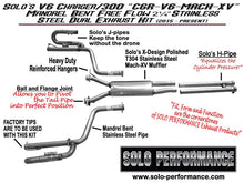 Load image into Gallery viewer, 913.05 Solo Performance Mach XV Catback Exhaust Dodge Charger SXT V6 (2015-2019) 991125SL - Redline360 Alternate Image