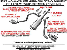 Load image into Gallery viewer, 866.13 Solo Performance Mach 44 XV Dual Catback Exhaust Ford F150 5.0L V8 (15-19) 145″ or 157″ Wheel Base - Redline360 Alternate Image