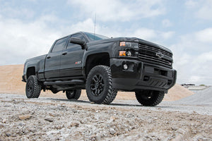 Rough Country Lift Kit GMC Sierra 2WD/4WD (11-19) [3.50" Lift] w/  or w/o Lifted Knuckles