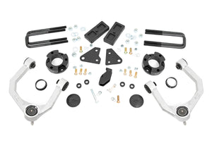 Rough Country Lift Kit Ford Ranger 4WD (19-22) 3.5" Suspension Lift Kits w/ or w/o Shocks