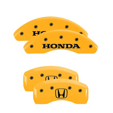 Load image into Gallery viewer, 249.00 MGP Brake Caliper Covers Honda Accord DX [16&quot; Wheels] (2003-2007) Red / Yellow / Black - Redline360 Alternate Image