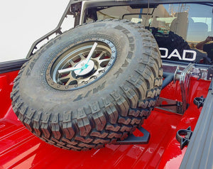 659.99 DV8 Off Road Tire Carrier Jeep Gladiator JT (2020-2021) Adjustable - TCGL-01 - Redline360