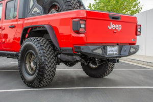 619.99 DV8 Off Road Rock Sliders Jeep Gladiator JT (2020-2021) with Step - Standard / Tube Type / Bedside - Redline360