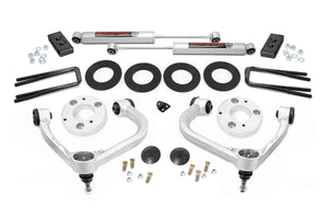 Rough Country Lift Kit Ford F150 4WD (21-22) 3" Suspension Lift Kits w/ Struts & Shocks