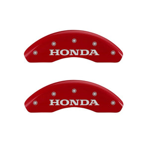 149.00 MGP Brake Caliper Covers Honda Accord [Front Set] (1998-2002) Red / Yellow / Black - Redline360
