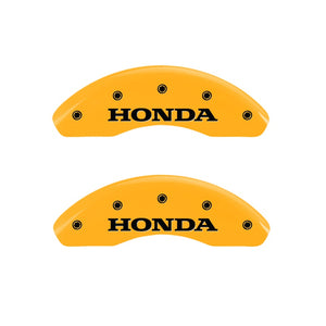 249.00 MGP Brake Caliper Covers Honda Civic [Front Set] (2012-2015) Red / Yellow / Black - Redline360