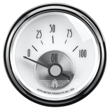 117.95 Autometer Air-Core Oil Pressure Gauge (2-1/16