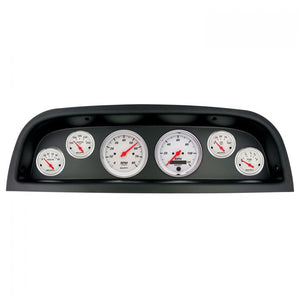 1028.96 AutoMeter 6 Piece Gauge Kit Chevrolet Truck (1960-1963) Speedometer, Tachometer, Water Temperature, Oil Pressure, Fuel Level, Voltmeter (3 3/8" X2, 2 1/16" X4) - Redline360