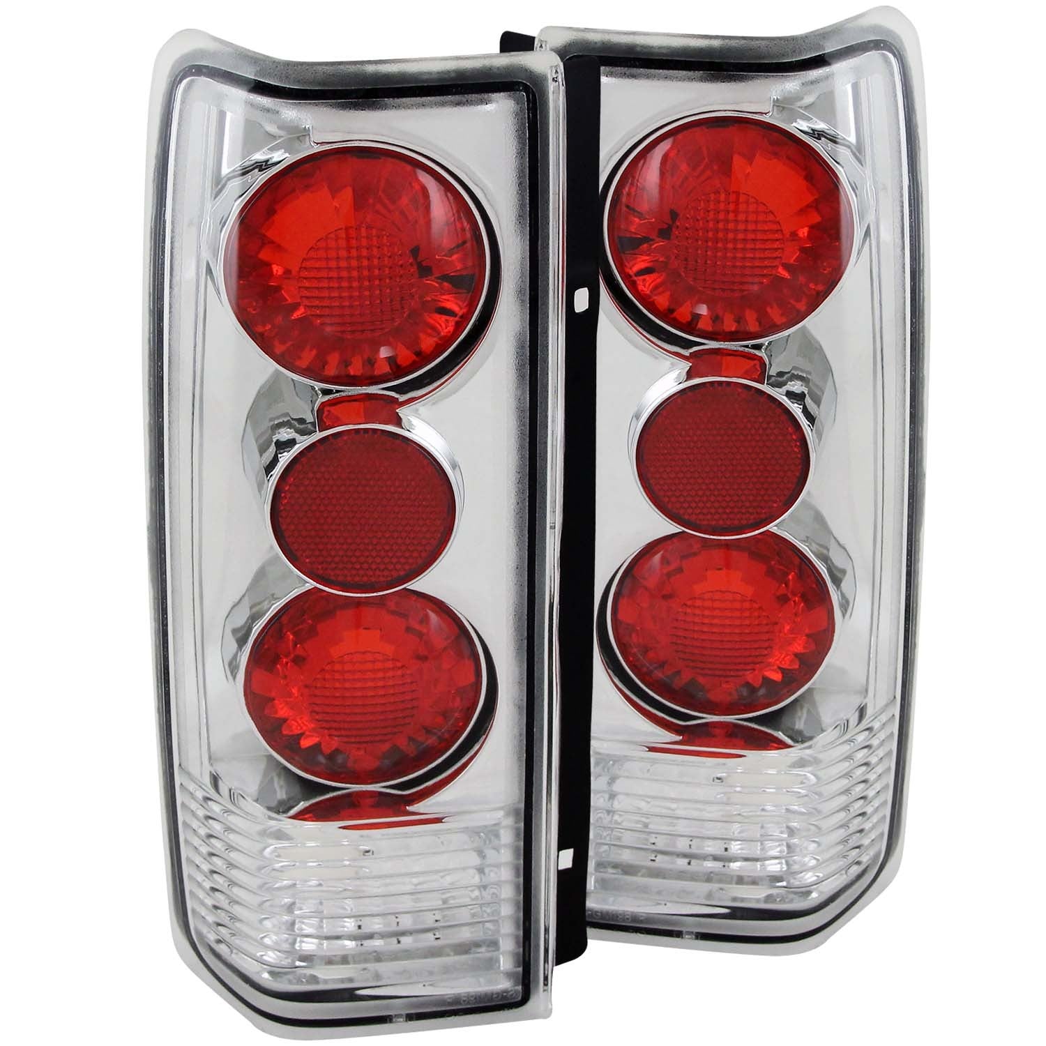 Anzo Tail Lights Chevy Astro / GMC Safari Van (85-05) [Euro Style w/ Chrome  Housing] 211001