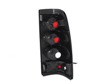 Load image into Gallery viewer, Anzo Tail Lights Chevy Silverado 1500/2500 (03-06) [Euro Style] Black / Carbon / Chrome Housing - Black Alternate Image