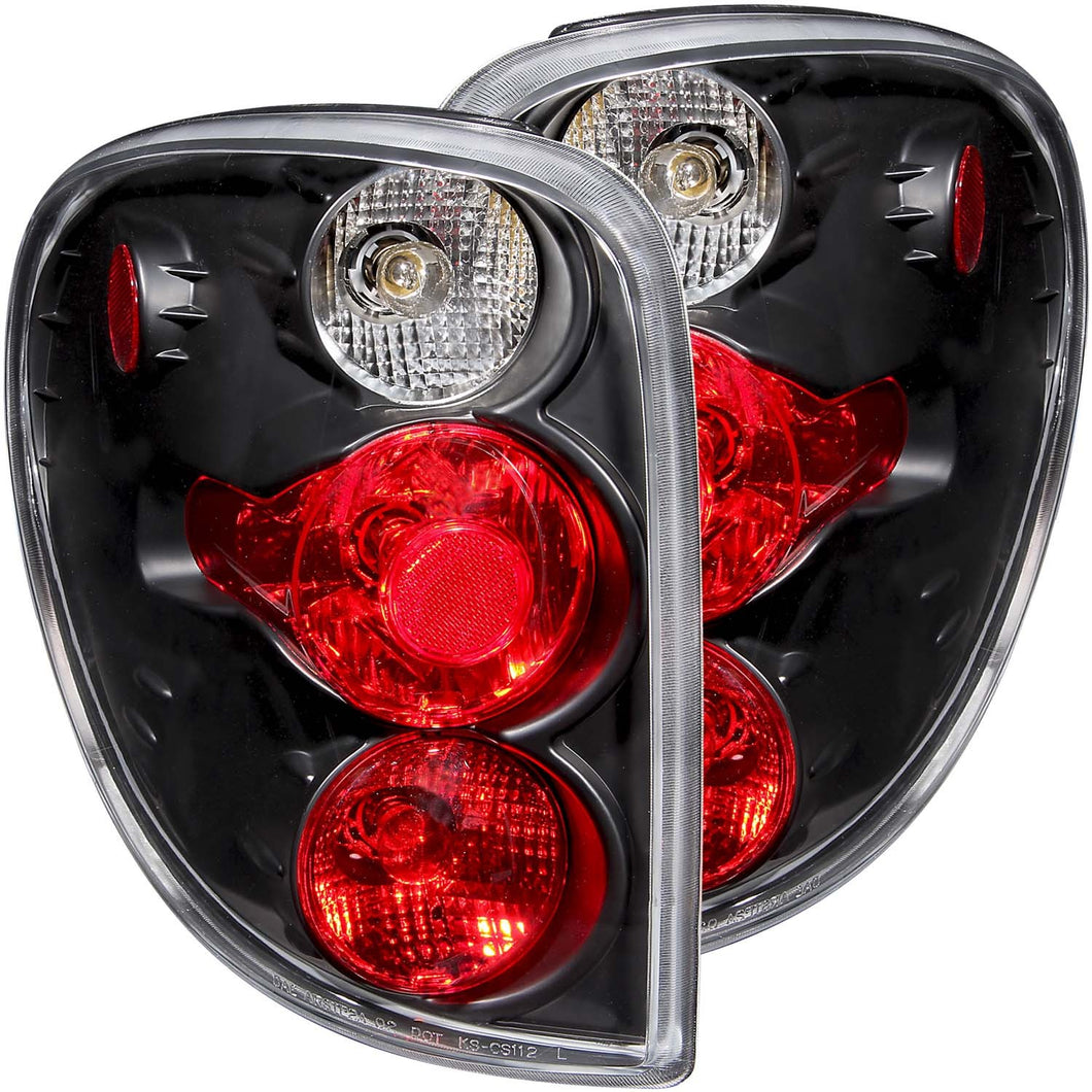 160.31 Anzo Tail Lights Plymouth Voyager/Grand Voyager (01-06) [Euro Style] Black or Chrome Housing - Redline360