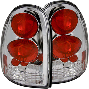 141.83 Anzo Tail Lights Plymouth Grand Voyager/Voyager (96-00) [Euro Style] Black or Chrome Housing - Redline360