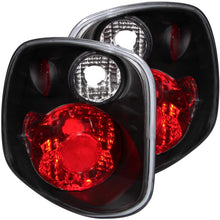 Load image into Gallery viewer, Anzo Tail Lights Ford F150 Flare Side (1997-2000) [Euro Style] Chrome or Black Housing - Black Alternate Image