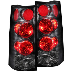 163.03 Anzo Tail Lights Chevy Express Van/GMC Savana Van (03-14) [Euro Style] Black or Chrome Housing - Redline360