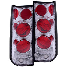 Load image into Gallery viewer, Anzo Tail Lights Chevy Express Van/GMC Savana Van (96-02) [Euro Style] Black or Chrome Housing - Chrome Alternate Image