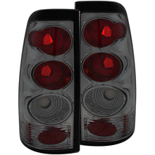 Load image into Gallery viewer, Anzo Tail Lights Chevy Silverado (1999-2002) [Euro Style] Chrome or Black Housing - Smoke / Chrome Alternate Image