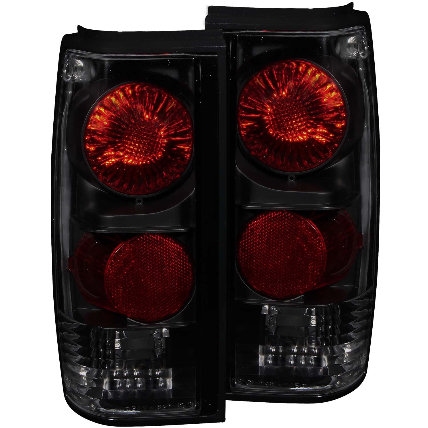 Tail light Anzo 211008テールライトアセンブリクリアレンズクローム