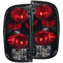 Load image into Gallery viewer, Anzo Tail Lights Toyota Tacoma (95-00) [Euro Style] Chrome Housing / Black Housing Clear Lense or Dark Smoke Lens - Black / Dark Smoke Alternate Image