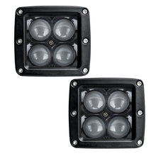 Load image into Gallery viewer, Oracle Lighting 3" Black Series Jeep JK (07-15) [7D 20W LED Square Spot/Flood Light] w/ Single or Dual Mounting Pillar Brackets - Single Mount Alternate Image