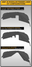 Load image into Gallery viewer, 329.95 ICON Modular Front Fender Liner Jeep Wrangler JK (07-18) Raw or Black - Redline360 Alternate Image