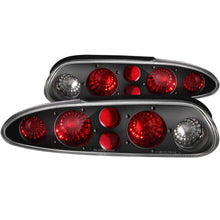 Load image into Gallery viewer, Anzo Tail Lights Chevy Camaro (93-02) Altezza Euro Style - Chrome / Black / Tinted - Black Alternate Image