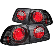 Load image into Gallery viewer, Anzo Tail Lights Honda Civic Sedan (99-00) [Euro Style - Black Housing] 221068 - Default Title Alternate Image