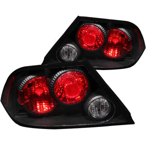 186.71 Anzo Tail Lights Mitsubishi Lancer (02-03) [Euro Style w/ Black Housing] 221086 - Redline360