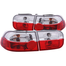 Load image into Gallery viewer, 123.35 Anzo Tail Lights Honda Civic Coupe/Sedan EG (92-95) [Euro Style] Black or Red/Clear - Redline360 Alternate Image