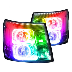 215.96 Oracle LED Headlight Halo Kit Cadillac Escalade (2002-2006) Multicolored - Redline360