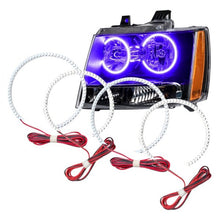 Load image into Gallery viewer, Oracle LED Headlight Halo Kit Chevy Avalanche (2007-2014) Multicolored - White Alternate Image