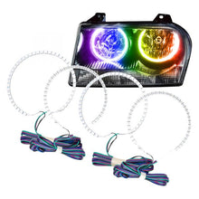 Load image into Gallery viewer, Oracle LED Headlight Halo Kit Chrysler 300 Base Touring (2005-2010) Multicolored - ColorSHIFT w/o Controller Alternate Image