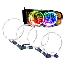 Load image into Gallery viewer, Oracle LED Headlight Halo Kit Dodge Ram (2002-2005) Multicolored - ColorSHIFT w/o Controller Alternate Image