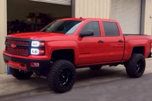 215.96 Oracle LED Headlight Halo Kit Chevy Silverado (2014-2015) Projector or Non-Projector Headlights - Redline360