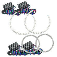 Load image into Gallery viewer, Oracle Headlight Halo Rings Mercedes C250 C300 C350 (2008-2011) Multicolored RGB LED - White Alternate Image