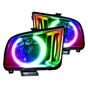 Oracle LED Headlight Halo Kit Ford Mustang S197 (2005-2009) Multicolored