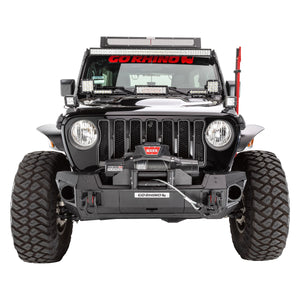 784.82 Go Rhino Trailline Front Bumper Jeep Gladiator JT (20-21) [Stubby / Winch Ready] - Redline360