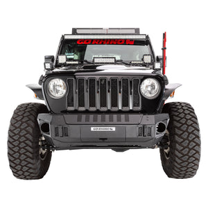 784.82 Go Rhino Trailline Front Bumper Jeep Gladiator JT (20-21) [Stubby / Winch Ready] - Redline360