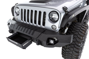 821.04 Go Rhino Trailline Front Bumper Jeep Gladiator JT (20-21) [Straight / Winch Ready] - Redline360