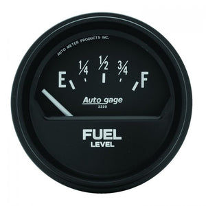 61.63 AutoMeter AutoGage Series Fuel Level Gauge (2 5/8" Non-Linear) 2315 - Redline360